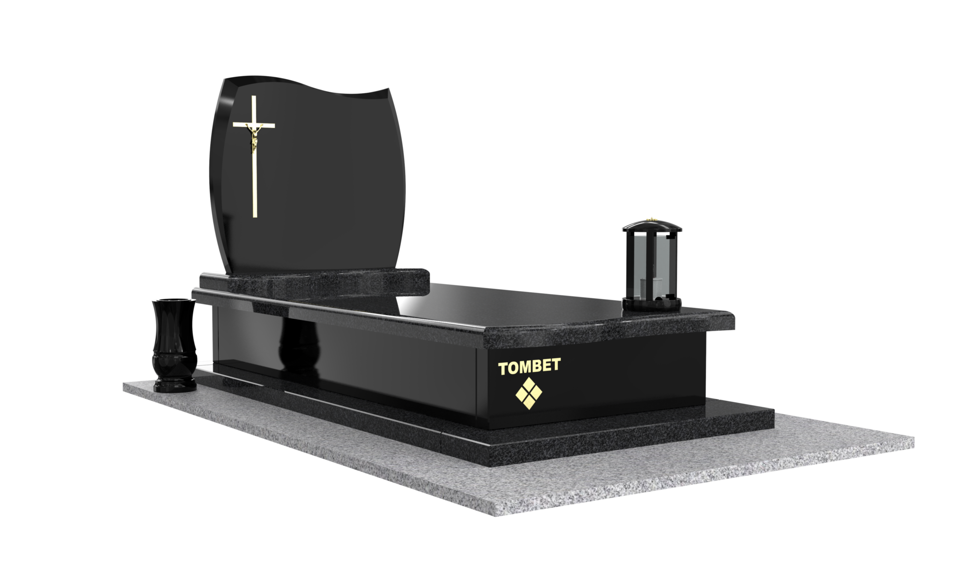 Nagrobek jednoosobowy - projekt 106